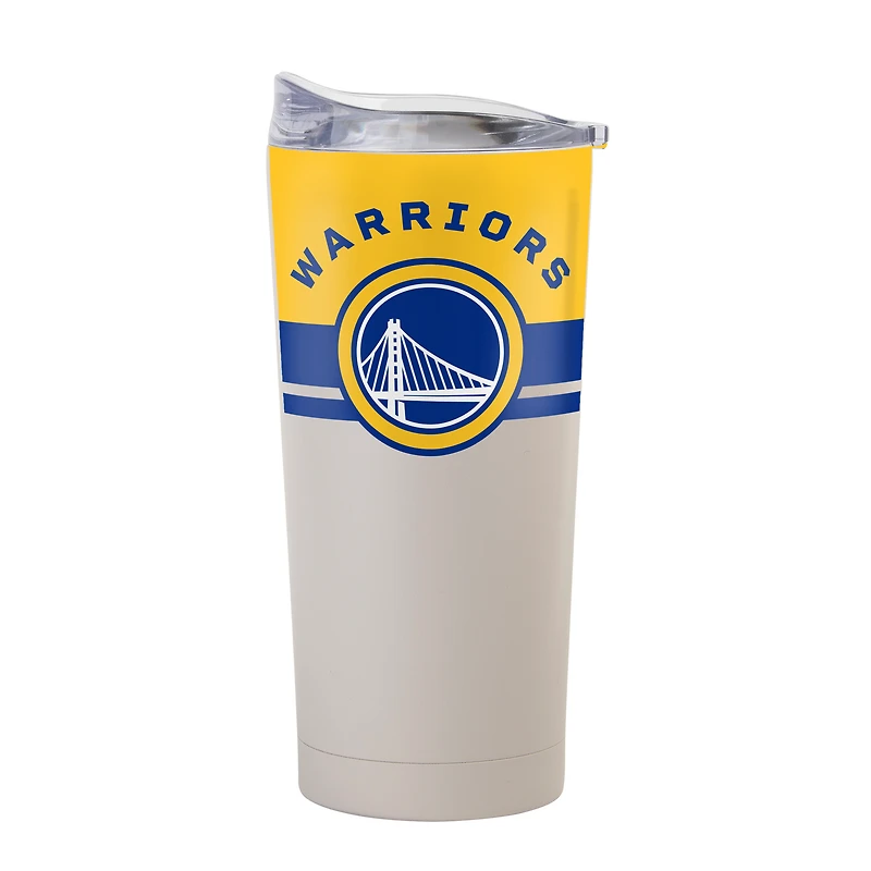 Gobelet isotherme Logo Brands Golden State Warriors Horizon de 59 cl (20 oz) avec revêtement en poudre