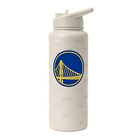 Bouteille isotherme Logo Brands Golden State Warriors 34 oz Sand Ghost Quencher