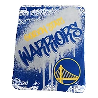 Logo Brands Golden State Warriors 50" x 60" Classic Graffiti Fleece Throw Blanket
