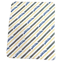 Logo Brands Golden State Warriors 50" x 60" Classic Vertical Stripe Fleece Throw Blanket