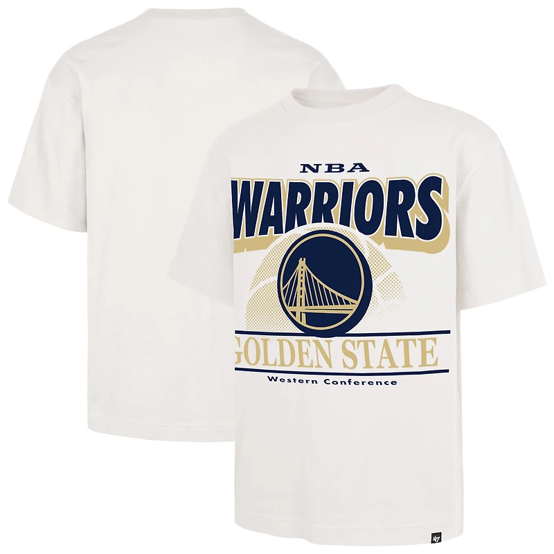 T-shirt blanc pour homme '47 Golden State Warriors City Edition Shifty Foundation