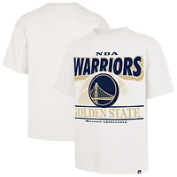 T-shirt blanc pour homme '47 Golden State Warriors City Edition Shifty Foundation