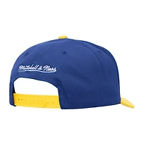 Men's Mitchell & Ness  Blue/Gold Golden State Warriors May Flowers Adjustable Hat