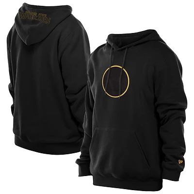 Sweat à capuche Premium New Era Golden State Warriors noir pour homme