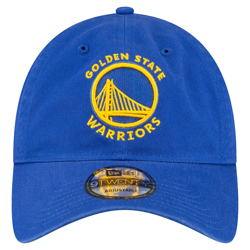 Casquette ajustable New Era Royal Golden State Warriors 9TWENTY 2.0 pour homme