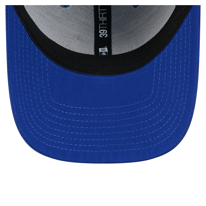 Casquette New Era Royal Golden State Warriors Subtle Camo 39THIRTY Flex pour homme