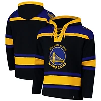 Sweat à capuche lacets noir/or Golden State Warriors '47 pour homme