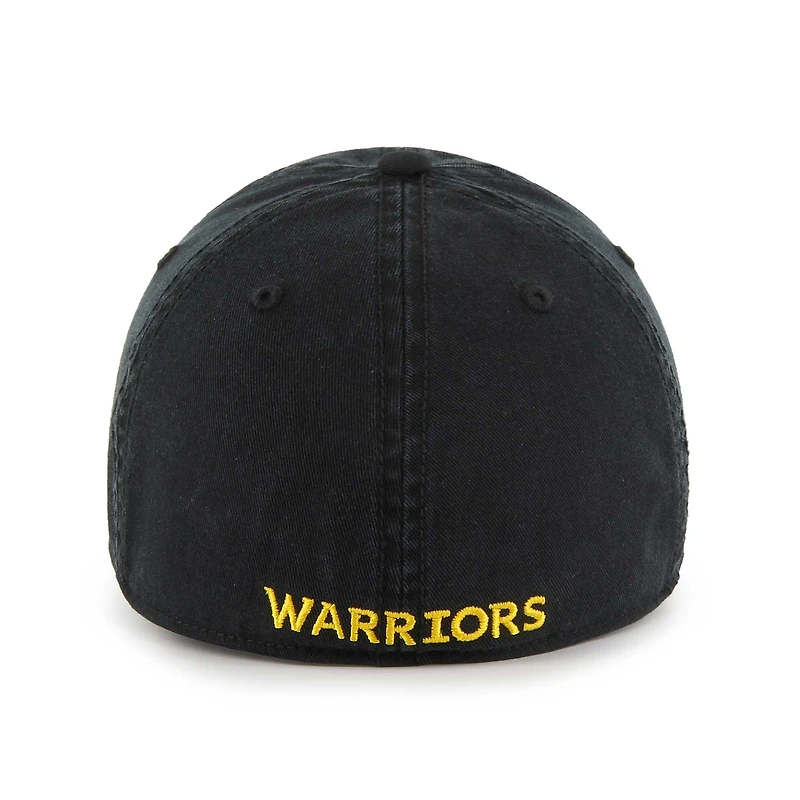 TEI WARIOR BLACK WARRIORS ON BACK NBA CLASSIC FRANCHISE FITTED HAT HATMENFIT