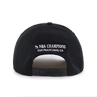 Casquette ajustable « Every Time Past Champs » noire des Golden State Warriors pour homme, modèle 1947