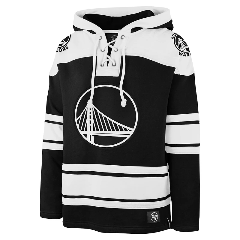 Sweat à capuche lacets noir Golden State Warriors '47 pour hommes