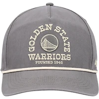 Casquette réglable '47 anthracite Golden State Warriors Canyon Ranchero Hitch pour hommes