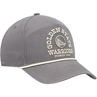Men's '47  Charcoal Golden State Warriors Canyon Ranchero Hitch Adjustable Hat