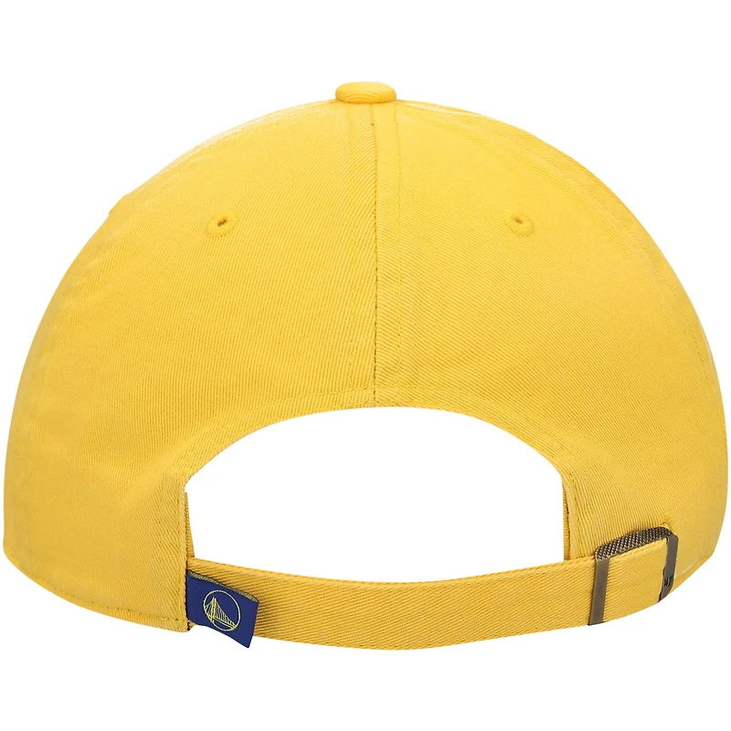 Casquette réglable '47 Gold Golden State Warriors Team Clean Up pour homme