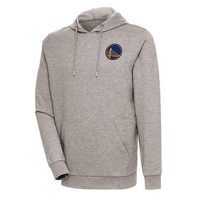 Sweat à capuche Action pour homme Antigua Oatmeal Golden State Warriors