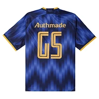 maillot de football Authmade x NBA bleu Golden State Warriors pour hommes, tendance