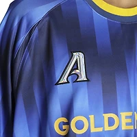 maillot de football Authmade x NBA bleu Golden State Warriors pour hommes, tendance