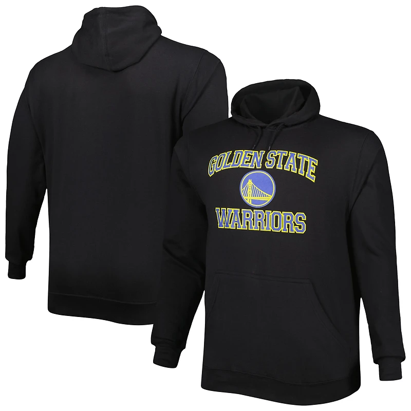 Sweat à capuche Golden State Warriors Big & Tall Heart Soul noir pour homme
