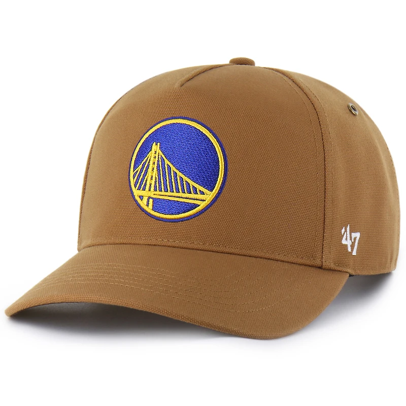 Casquette ajustable Carhartt x '47 marron Golden State Warriors pour homme