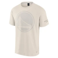 T-shirt emblématique pour homme Fanatics crème Golden State Warriors Elements
