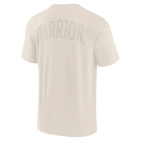 T-shirt emblématique pour homme Fanatics crème Golden State Warriors Elements