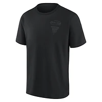 Men's Fanatics Golden State Warriors Blackout Heavyweight T-Shirt