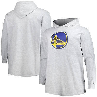 Sweat à capuche pour hommes Fanatics Heather Grey Golden State Warriors Big & Tall