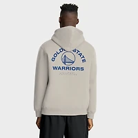 Men's Fanatics Off White Golden State Warriors Crossover Collection Blocked Shot Premium Pullover Hoodie