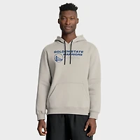 Men's Fanatics Off White Golden State Warriors Crossover Collection Blocked Shot Premium Pullover Hoodie