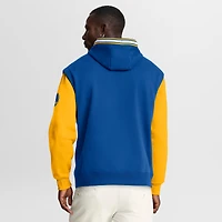 Men's Fanatics  Royal/Gold Golden State Warriors Half Court Shot Clock Fastbreak Hoodie