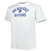 Ensemble de deux t-shirts Fanatics Royal/Blanc Golden State Warriors Big & Tall pour hommes