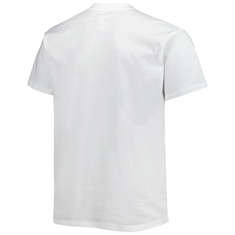 Ensemble de deux t-shirts Fanatics Royal/Blanc Golden State Warriors Big & Tall pour hommes