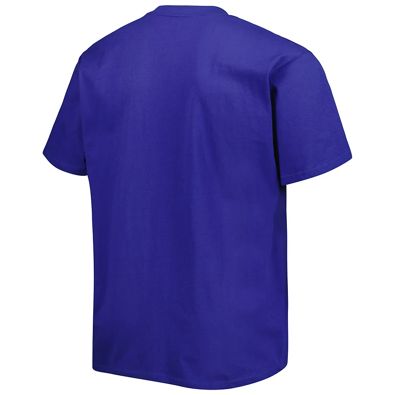 Ensemble de deux t-shirts Fanatics Royal/Blanc Golden State Warriors Big & Tall pour hommes