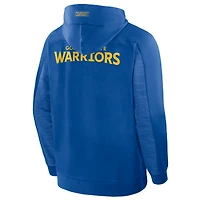 Men's Fanatics Royal Golden State Warriors Back Door Cut Play Defender Full-Zip Hoodie