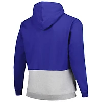 Sweat à capuche anorak demi-zip Fanatics Royal Golden State Warriors pour homme
