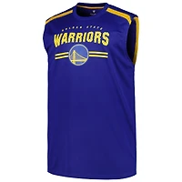 Débardeur musculaire Fanatics Royal Golden State Warriors Big & Tall pour hommes