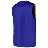 Débardeur musculaire Fanatics Royal Golden State Warriors Birdseye pour hommes