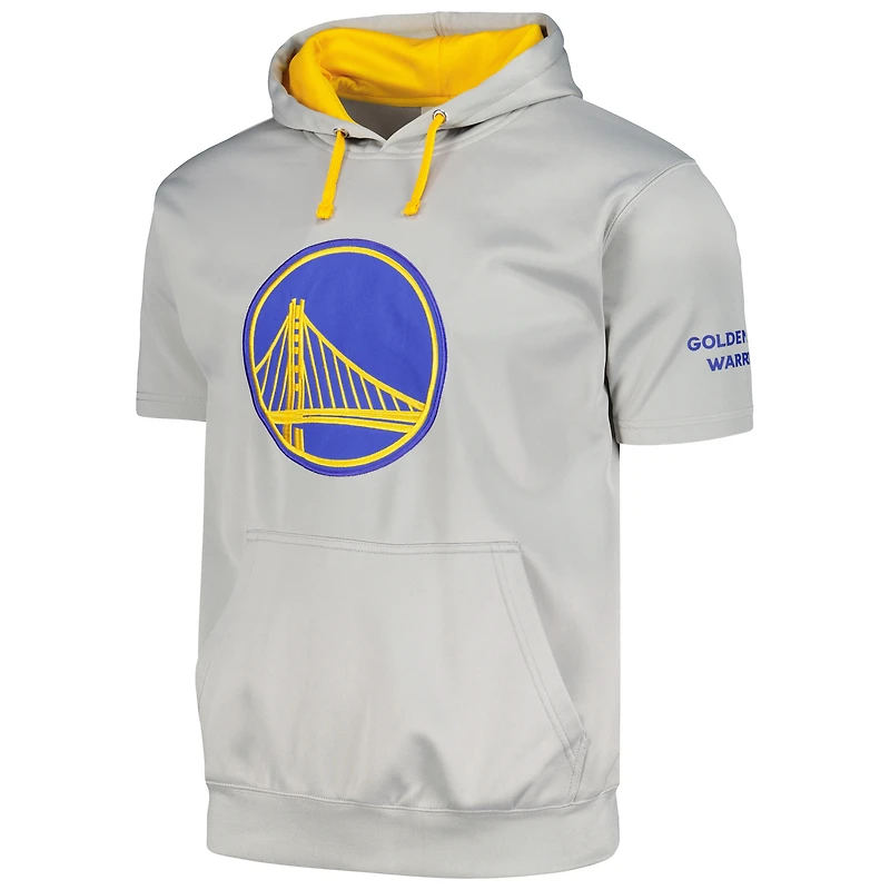 Sweat à capuche avec logo Fanatics Silver Golden State Warriors Big & Tall pour hommes
