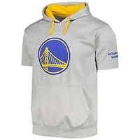 Sweat à capuche avec logo Fanatics Silver Golden State Warriors Big & Tall pour hommes