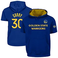 Men's Fanatics Stephen Curry Royal Golden State Warriors Big & Tall Short Sleeve Hoodie