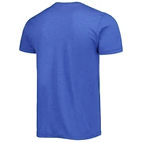 T-shirt à trois mélanges Caricature Hommage Stephen Curry Royal Golden State Warriors pour homme