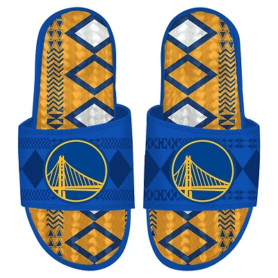 Sandales à enfiler ISlide Royal Golden State Warriors Shooting Touch Rwanda pour hommes en gel