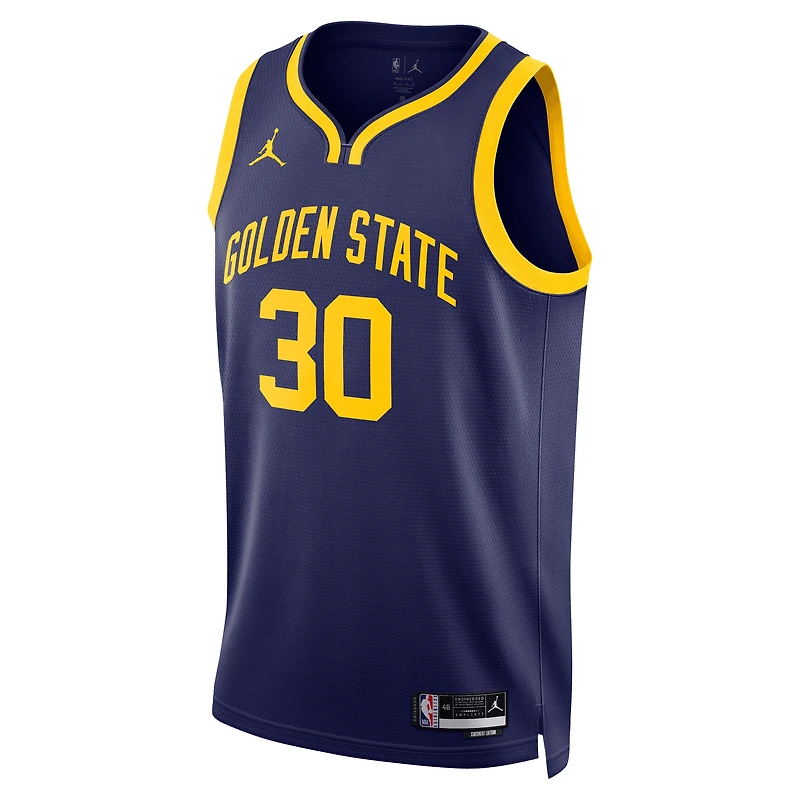 Men's Jordan Brand Stephen Curry Navy Golden State Warriors Swingman Replica Jersey - Statement Edition