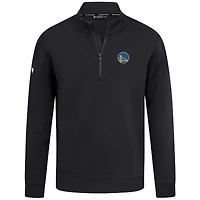 Pull noir à fermeture éclair quart de tour Accolade Cushion pour homme des Golden State Warriors Levelwear