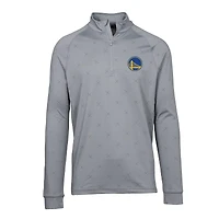 Pull-over gris à fermeture éclair quart de tour Finley Insignia Core pour homme, des Golden State Warriors Levelwear