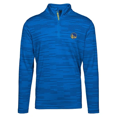 Pull à capuche zippé quart de tour Levelwear Royal Golden State Warriors Gear Insignia Core pour homme