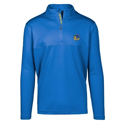 Pull à col rond et fermeture éclair quart de tour pour homme Levelwear Royal Golden State Warriors Truth Insignia Core
