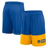 Short Athletic Royal pour homme avec logo Golden State Warriors, le meilleur des meilleurs