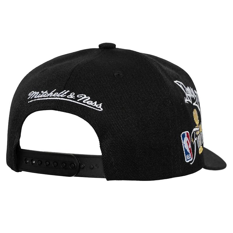 Casquette ajustable noire Mitchell & Ness Golden State Warriors pour homme, Finale NBA 2022, Born To Win Pro Crown