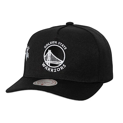 Casquette ajustable noire Mitchell & Ness Golden State Warriors pour homme, Finale NBA 2022, Born To Win Pro Crown