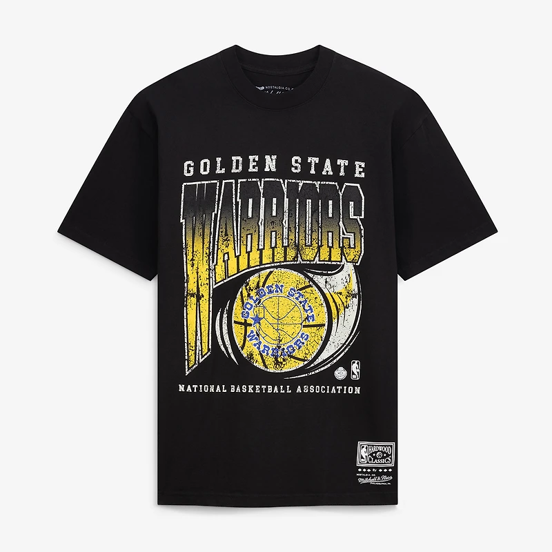 Men's Mitchell & Ness Black Golden State Warriors Ball Out T-Shirt